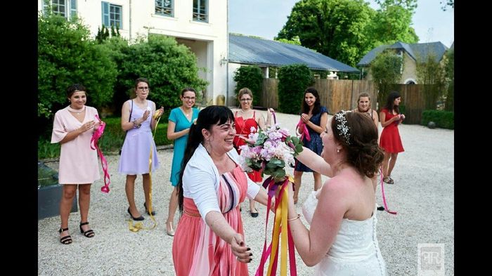 Lancer de bouquet ruban - 4