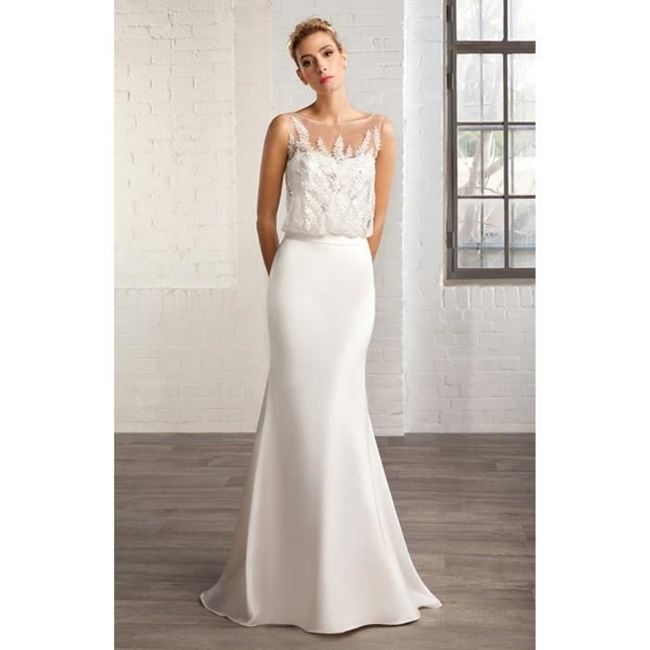  Robe de mariée satin - 1