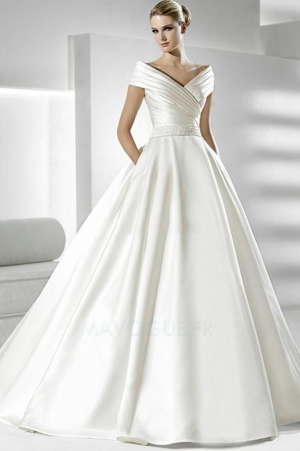  Robe de mariée satin - 7