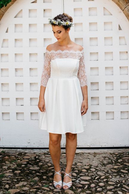 La robe de mariée courte à l'église? 5