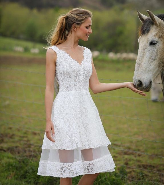 La robe de mariée courte à l'église? 6