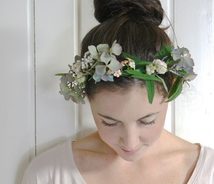 Une couronne de fleures fraîches! - 5