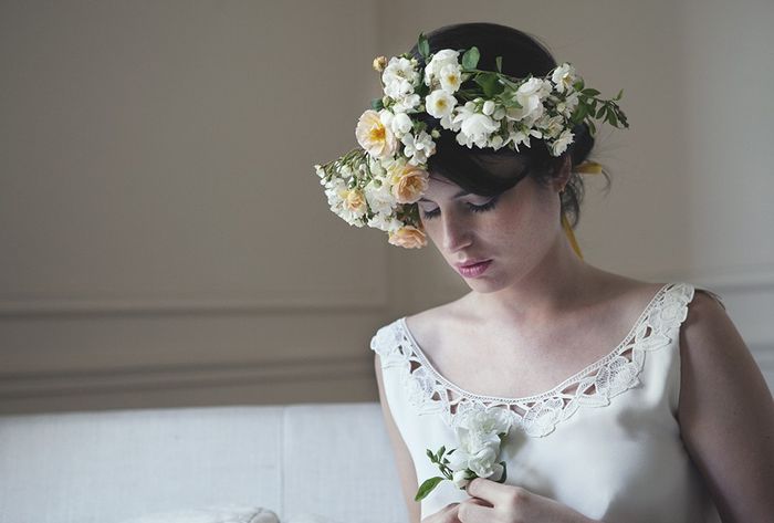 Une couronne de fleures fraîches! - 11