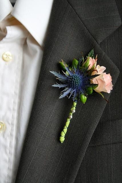 Une boutonnière en fleures fraiches pour monsieur! - 4