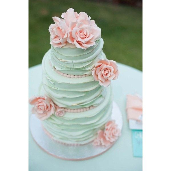 Le gâteau de mariage pastel - 4