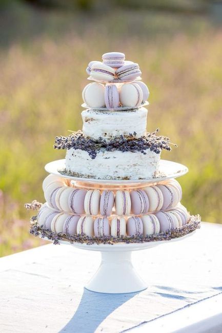 Le gâteau de mariage pastel - 9