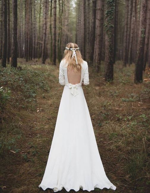 Robe de mariée avec un dos original - 6