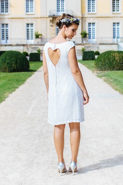 Robe de mariée avec un dos original - 8