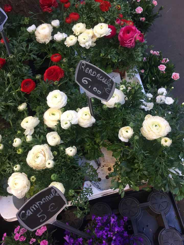 Inspiration fleurs blanches et bleues - 1