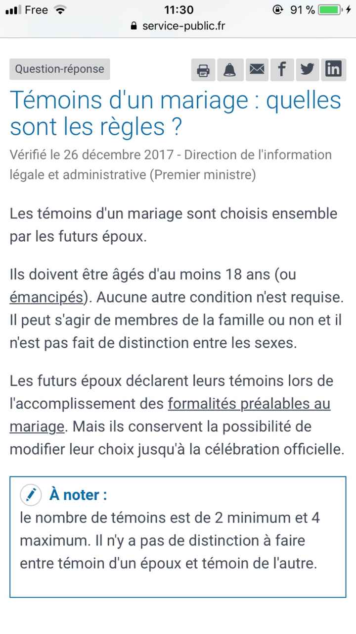Temoin mariage - 1