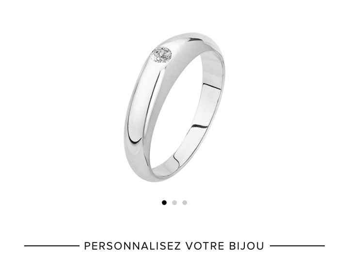 Bague de fiançailles pour l homme - 1