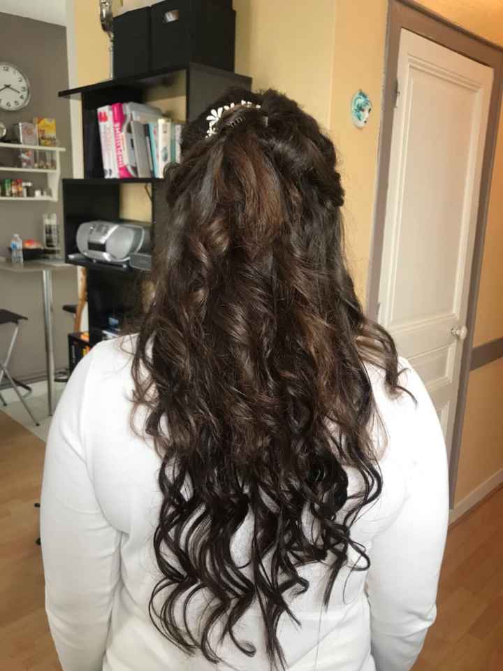 Essai coiffure et maquillage de chérie 😍 - 7