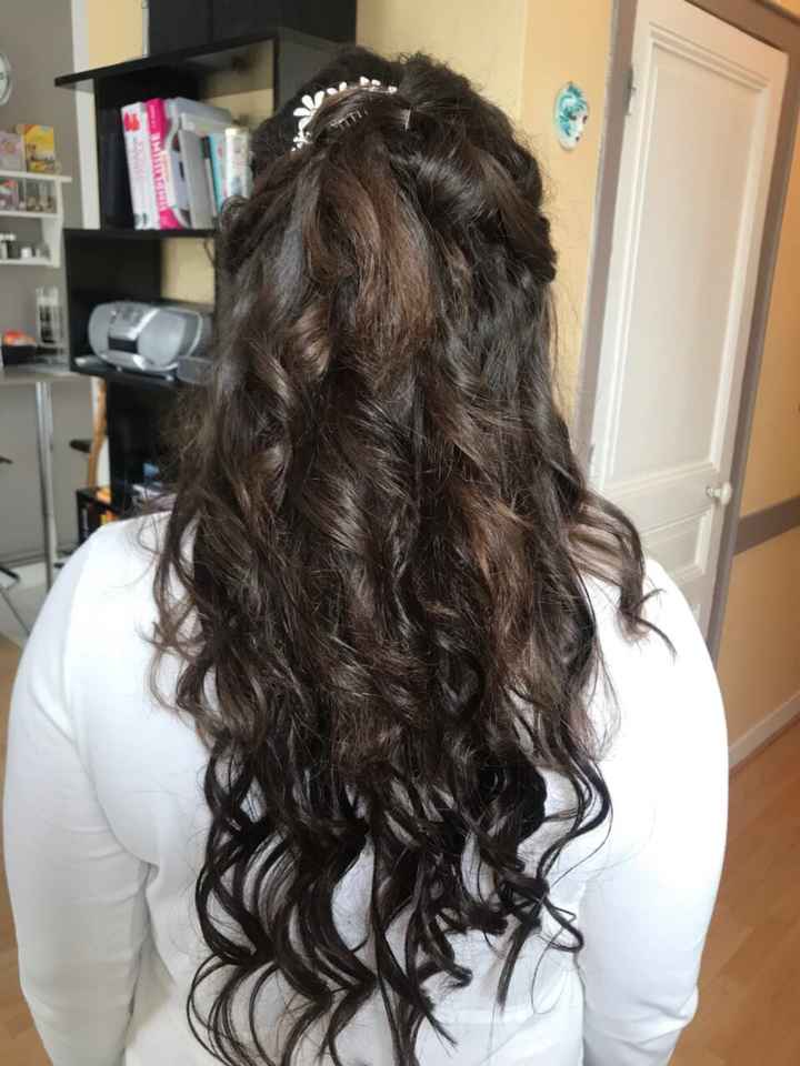 Essai coiffure et maquillage de chérie 😍 - 8