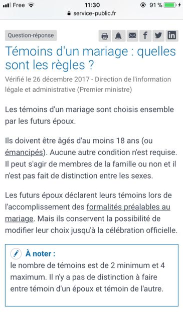 Temoin mariage - 1