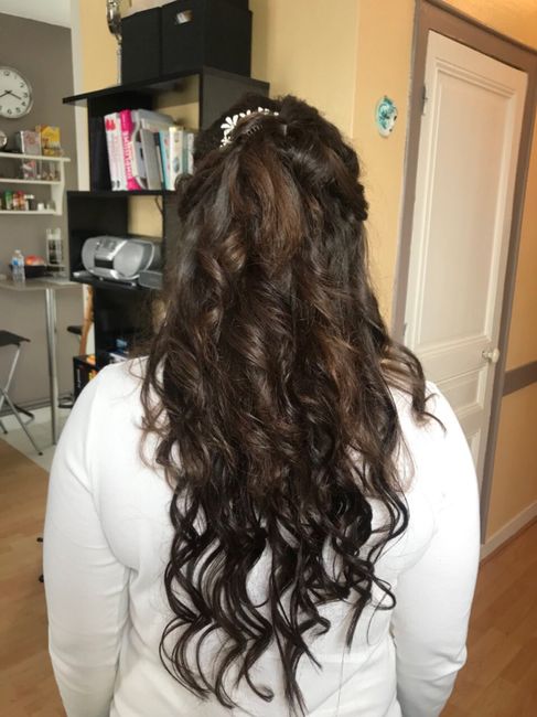 Essai coiffure et maquillage de chérie 😍 - 7