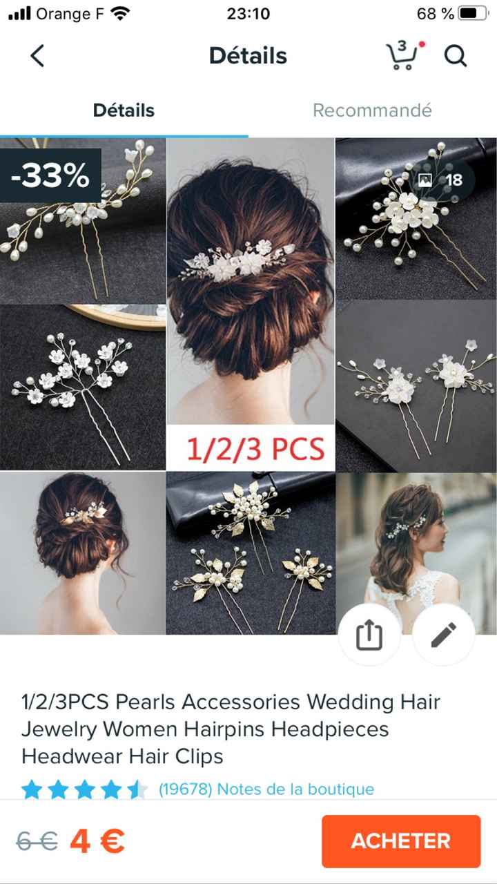 Accessoires cheveux chez wish - 2