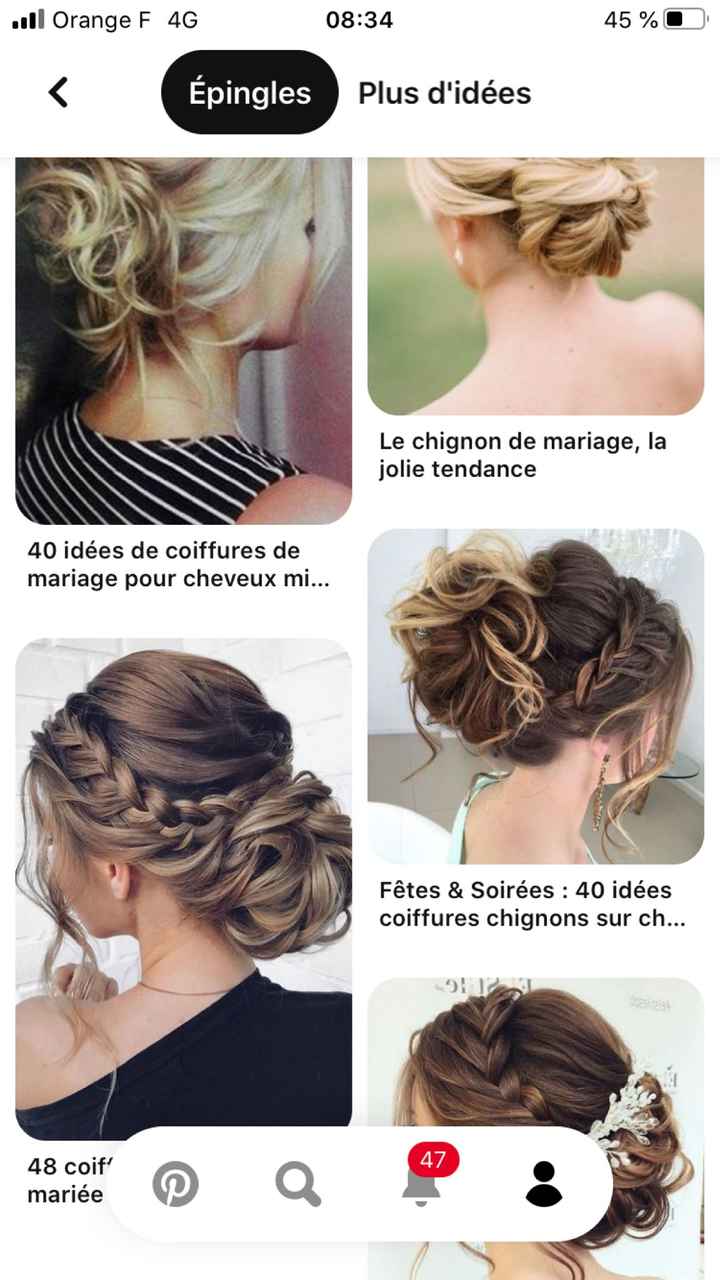 Coiffure/chignon tresse - 4