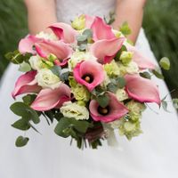 Bouquet de mariée avec des callas - 1