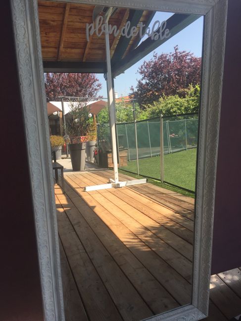 écriture sur miroir plan de table [photos] 2