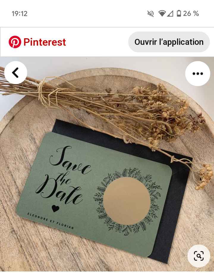 Besoin Idée save the date - 2