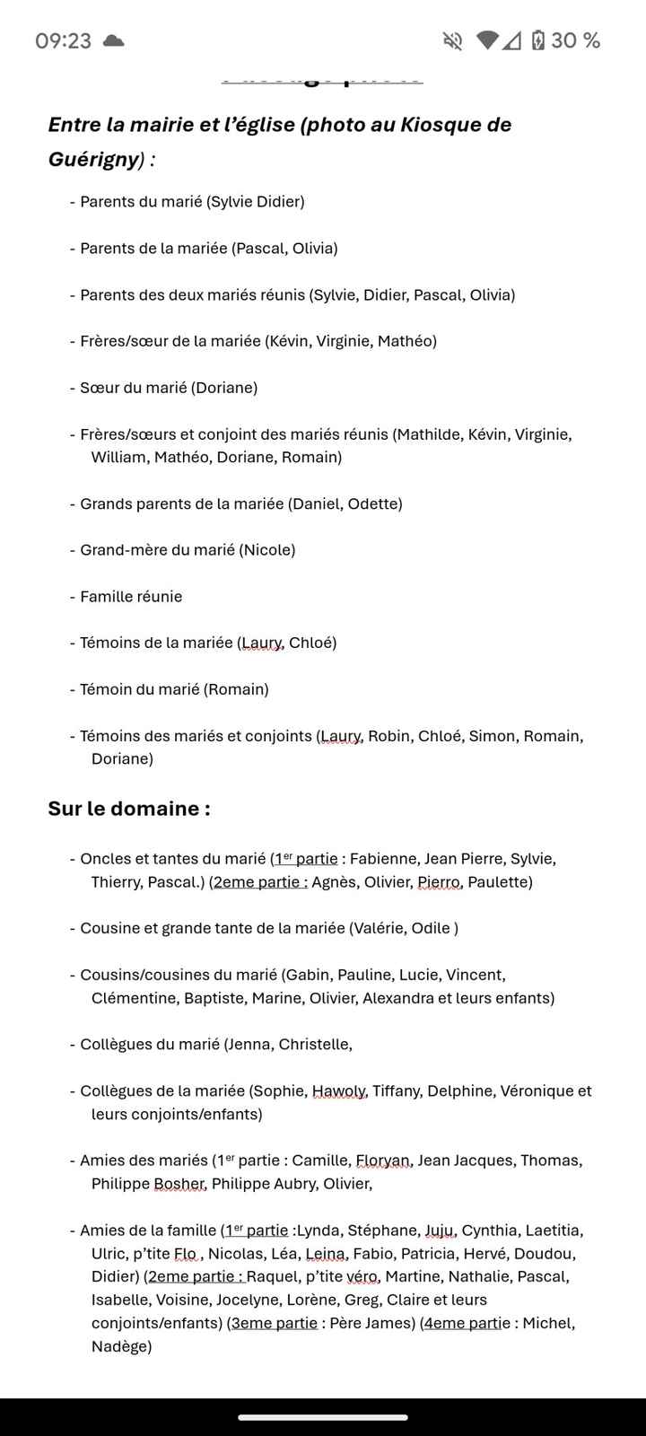 Photos de groupe - 1