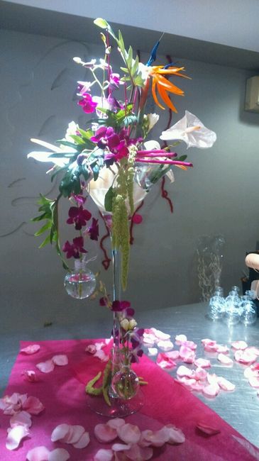 Budget fleur pour vases martini - 1
