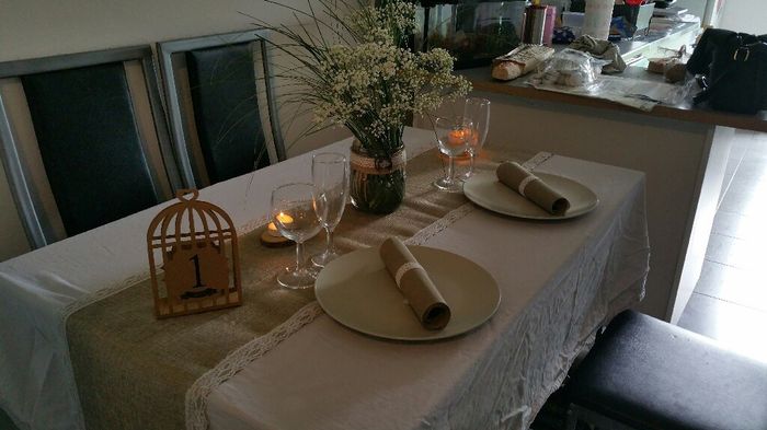 Essai déco de table - 2