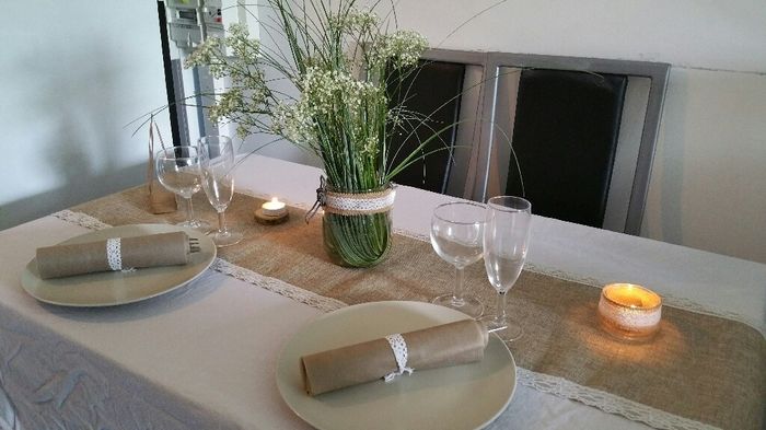 Essai déco de table - 3