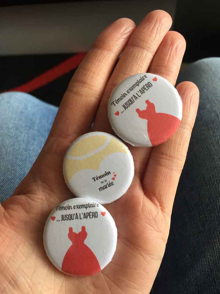 diy badge pour nos témoins - 2