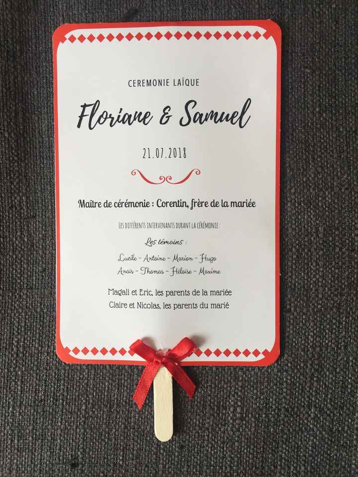 Livret de cérémonie laïque - 1