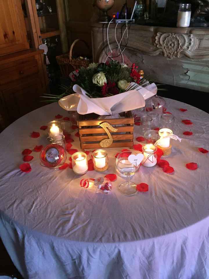 Essai déco table ... enfin 😬 - 2