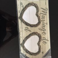 Panneau indication mariage