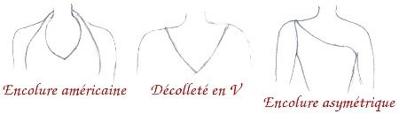 Les  décolletés robes 