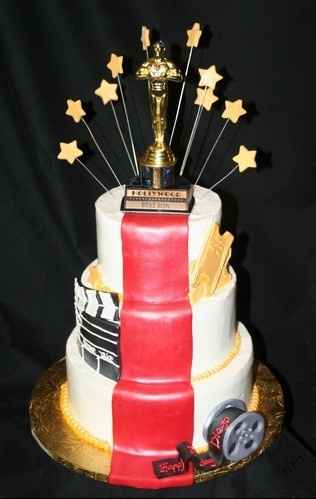 gâteau mariage thème cinéma 