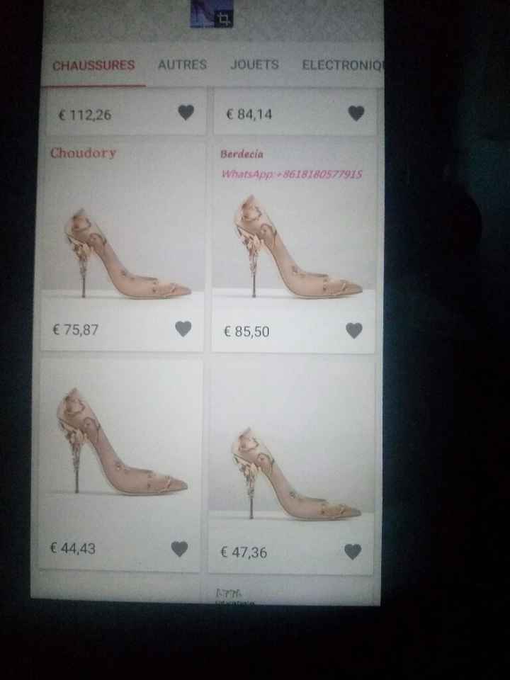 J'ai trouvé mes shoes ! hors de prix - 1
