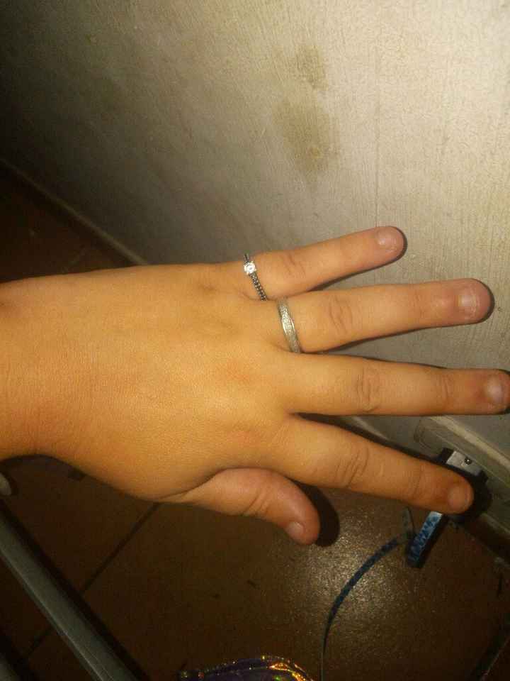  Porter sa bague de fiançailles à la main droite après le mariage - 1