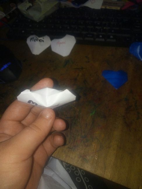 Coeurs origami. - 1