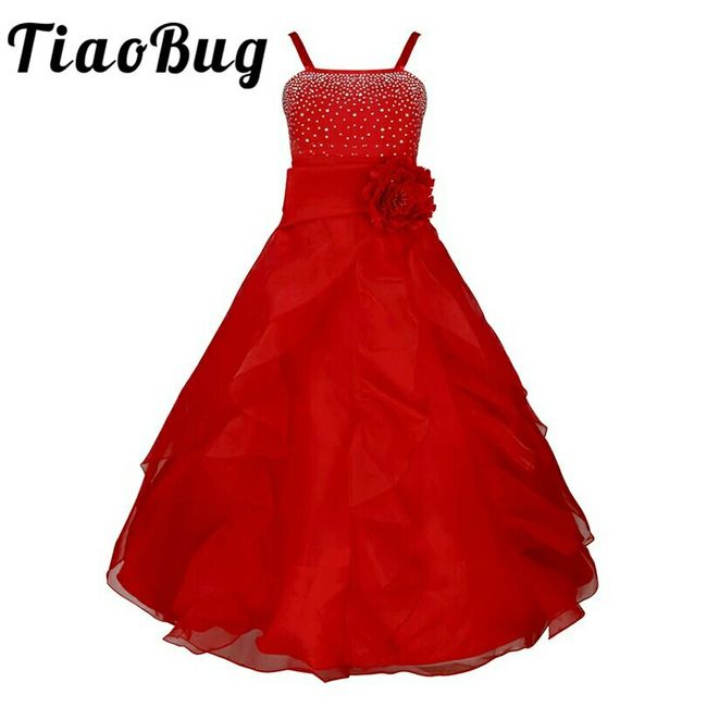 Robe petite demoiselle d'honneur - 1