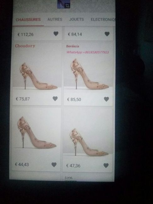J'ai trouvé mes shoes ! hors de prix - 1