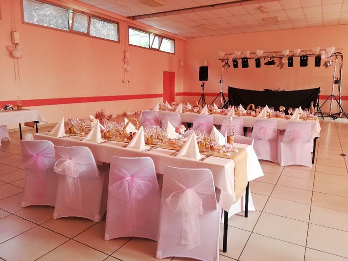 Déco de la salle pour aujourd'hui le. Jour j - 7