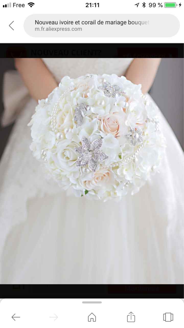 Bouquet avec broche - 1