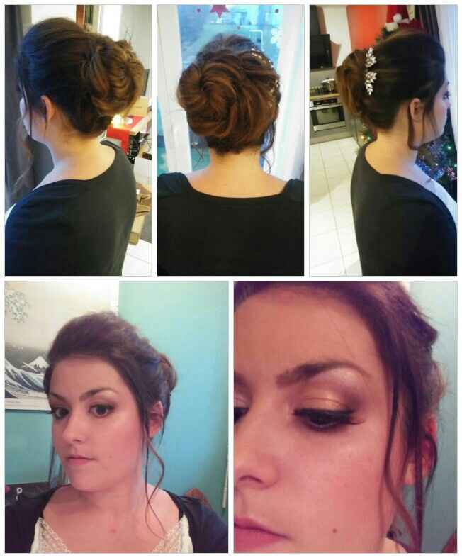 Essai coiffure maquillage - 1