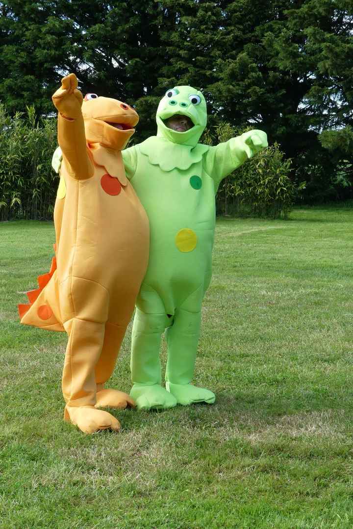 surprise du VH avec papa et beau papa déguisé :)