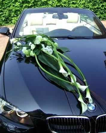 Déco florale voiture