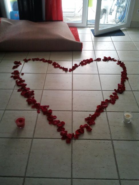 La scène de la demande