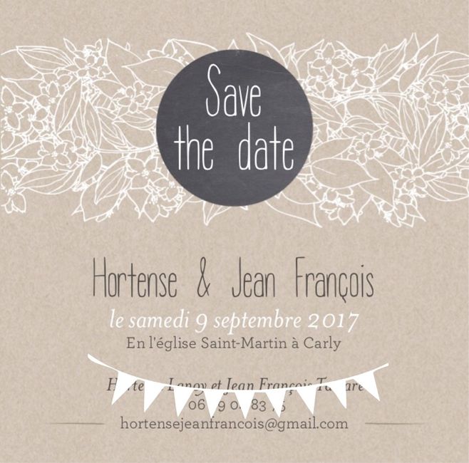 Notre save the date - 1