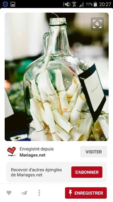 Quelle est la dernière photo concernant le mariage que vous avez enregistrée sur votre téléphone ? -