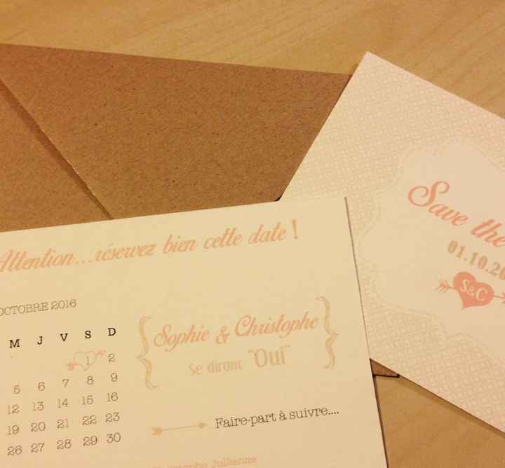 Nos save the date ? - 1