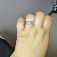 Alliance et bague de fiançailles - 2