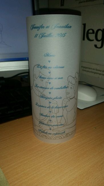 Présentation du menu - 1